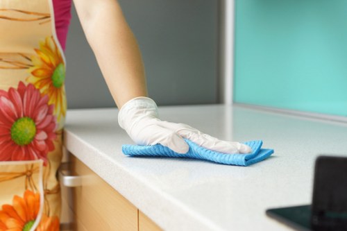 Safe and professional carpet cleaning service with protective measures