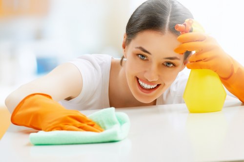 Customer complaint review process for carpet cleaning service